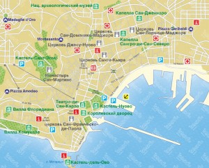 Карта Неаполя фото