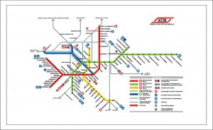 Карта Метрополитена Милана фото