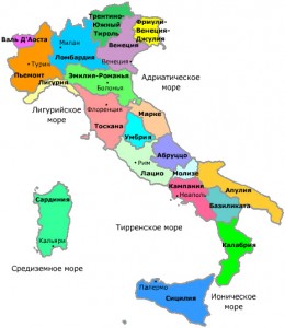 Италия на карте мира фото