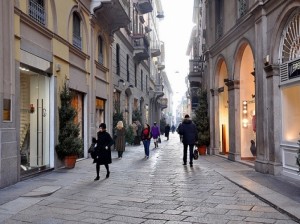 шоппинг в Милане фото